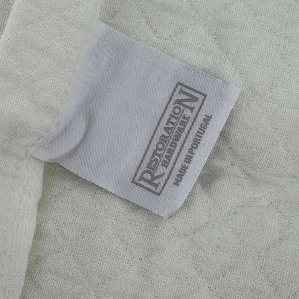 Restoration Hardware Diamond Matelasse Ivory King Size Pillow Sham